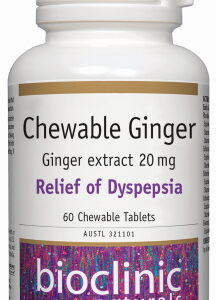 Chewable ginger for morning sickness